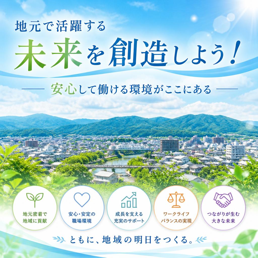 門真市の地元で活躍する未来を創造しよう！安心して働ける環境がここにある
