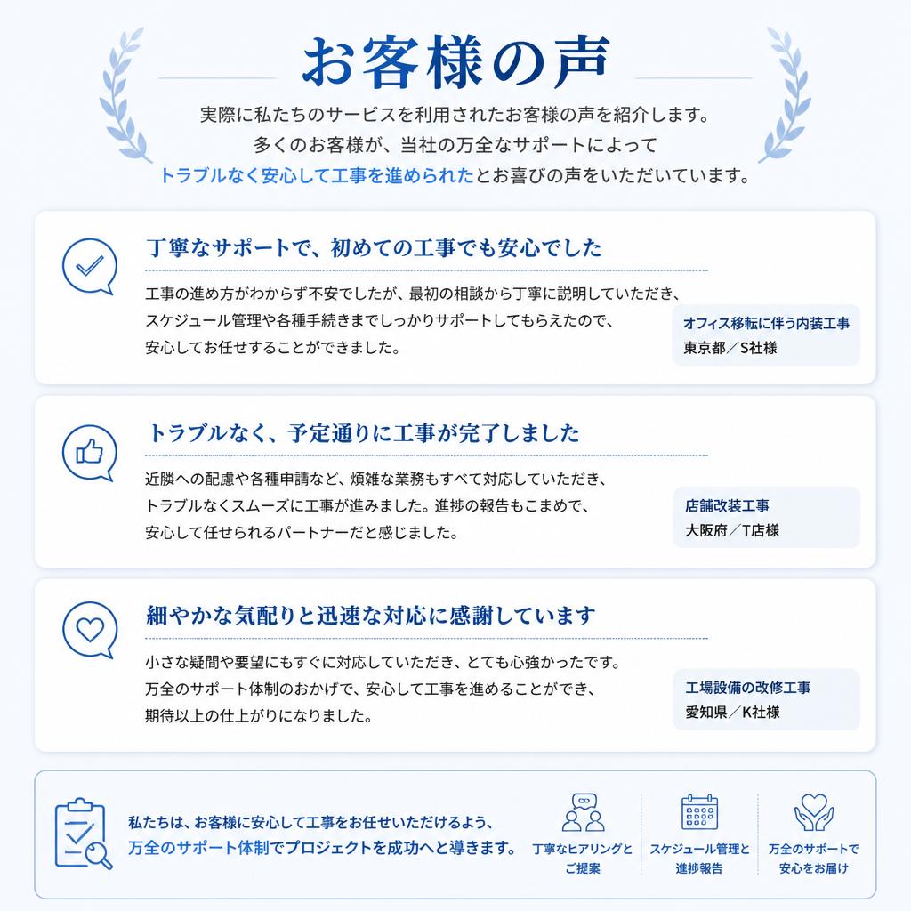 お客様の声