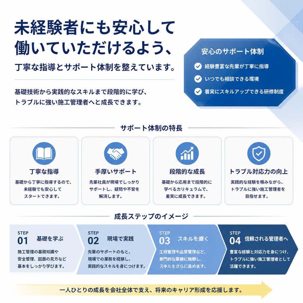 信頼のサポート体制