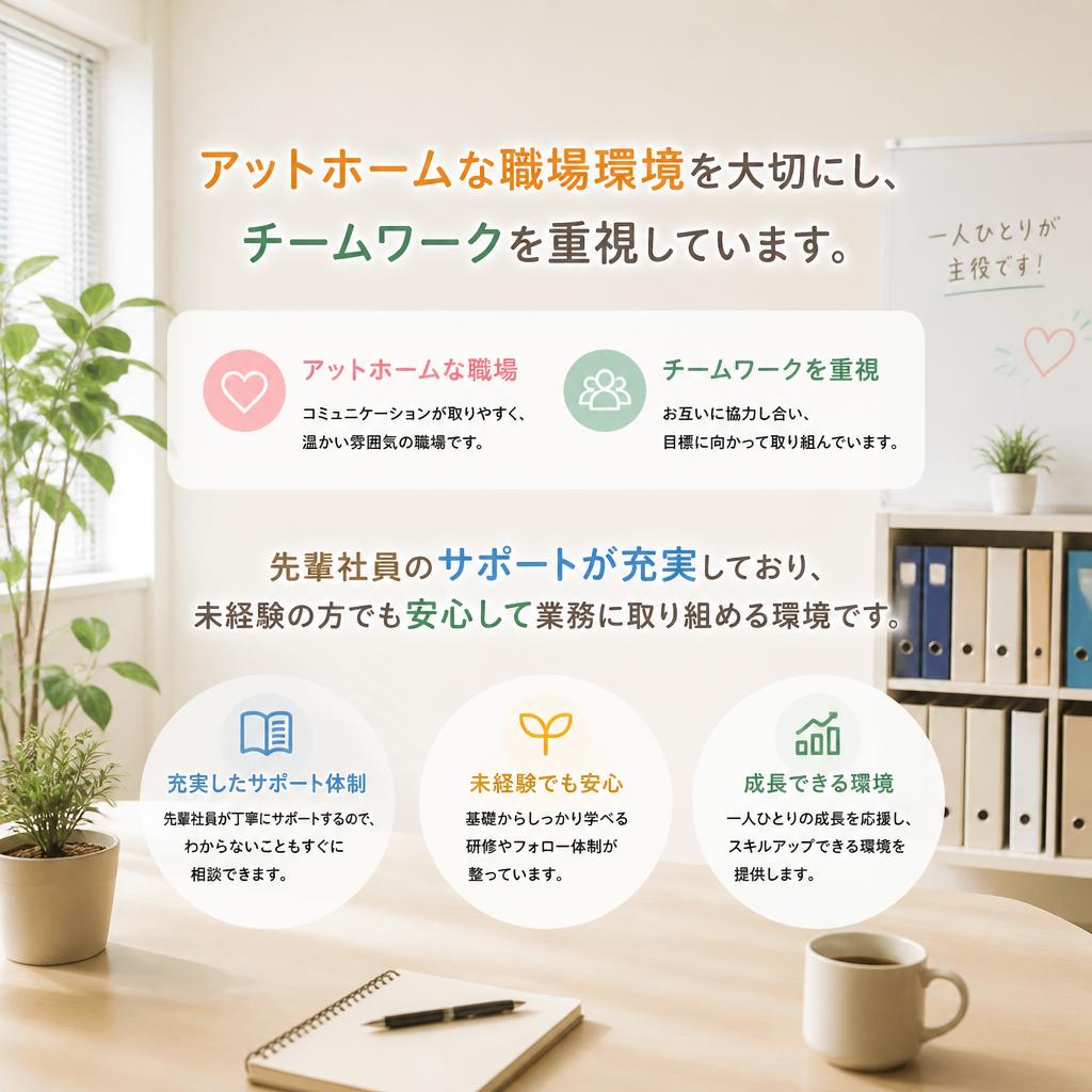 職場環境とチームの雰囲気