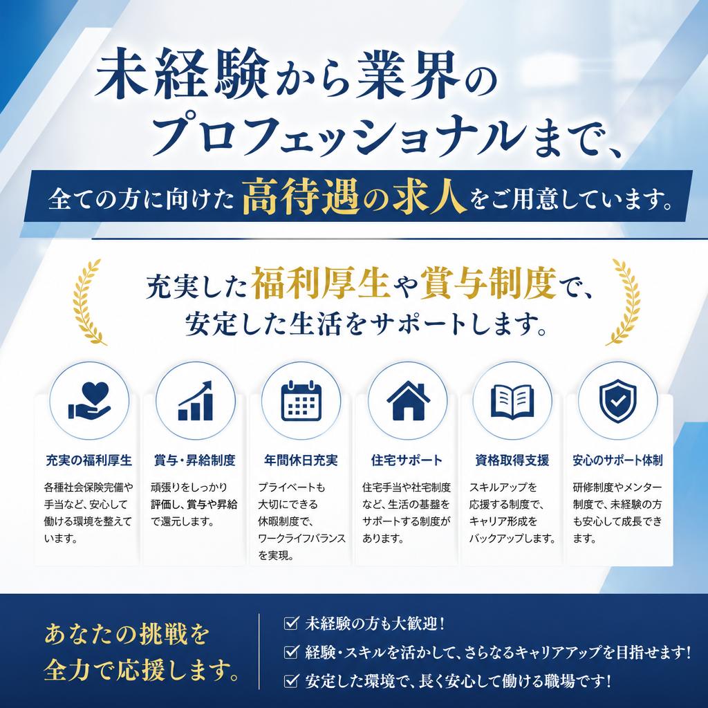 高待遇の求人情報