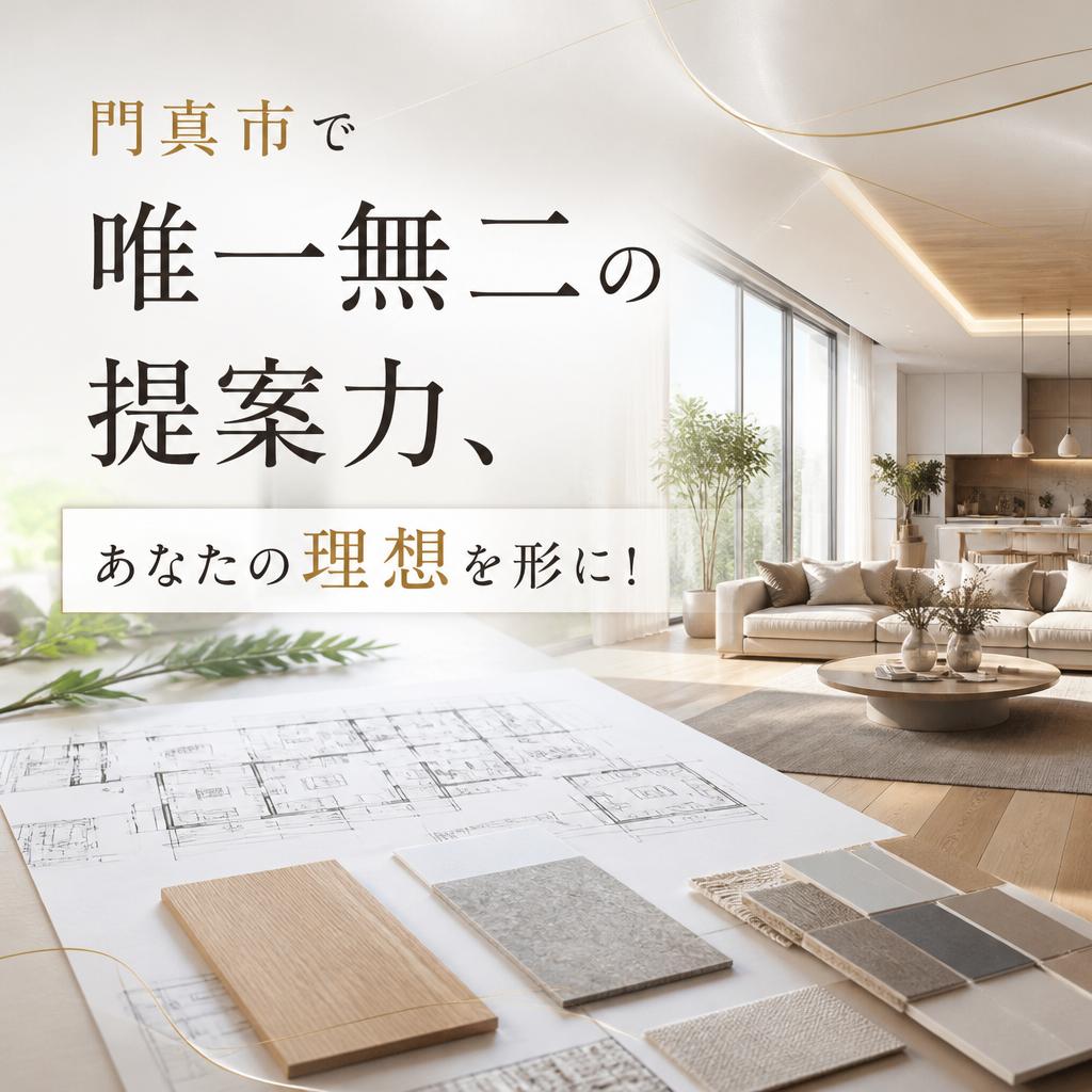 門真市で唯一無二の提案力、あなたの理想を形に！