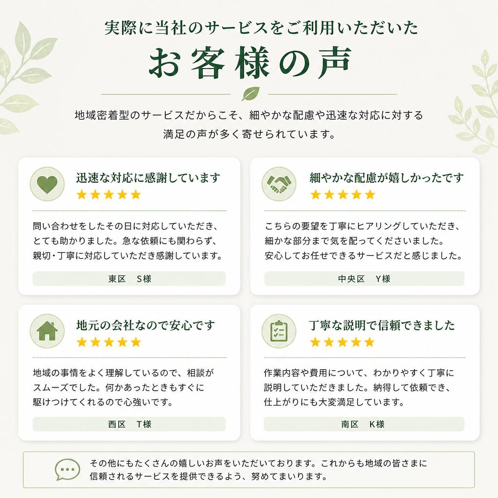 お客様の声