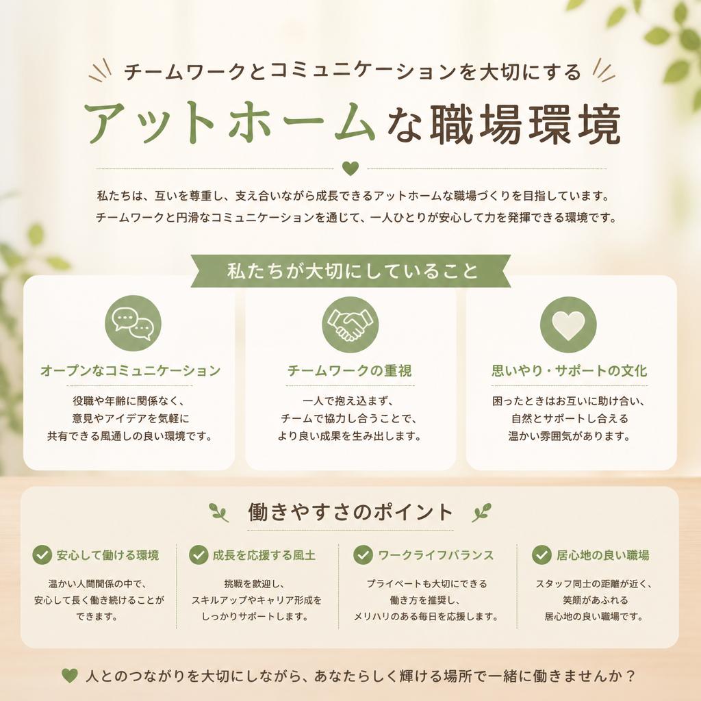 成長できる職場環境
