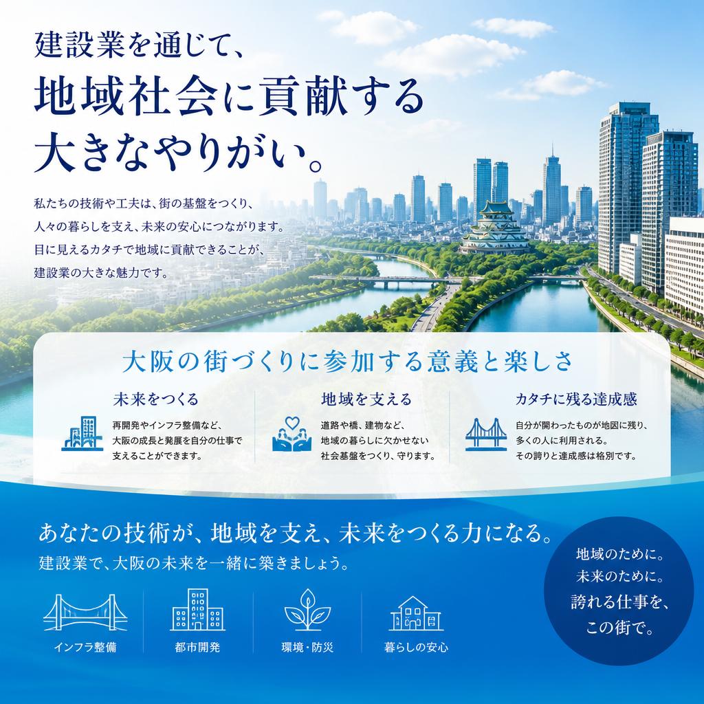 地域貢献 - 大阪の街づくりに参加しよう！