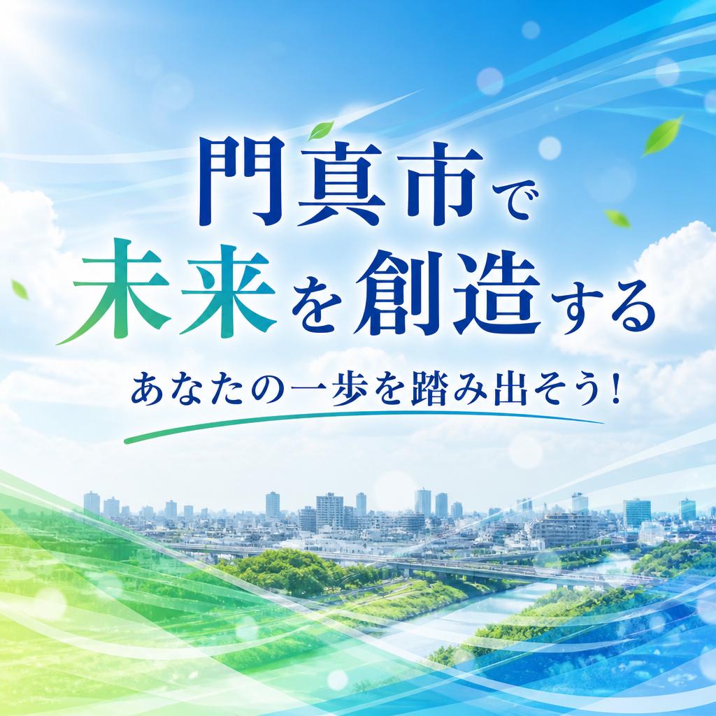 門真市で未来を創造する、あなたの一歩を踏み出そう！