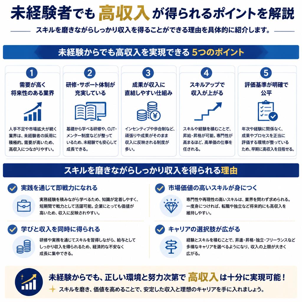 高収入が実現できる理由