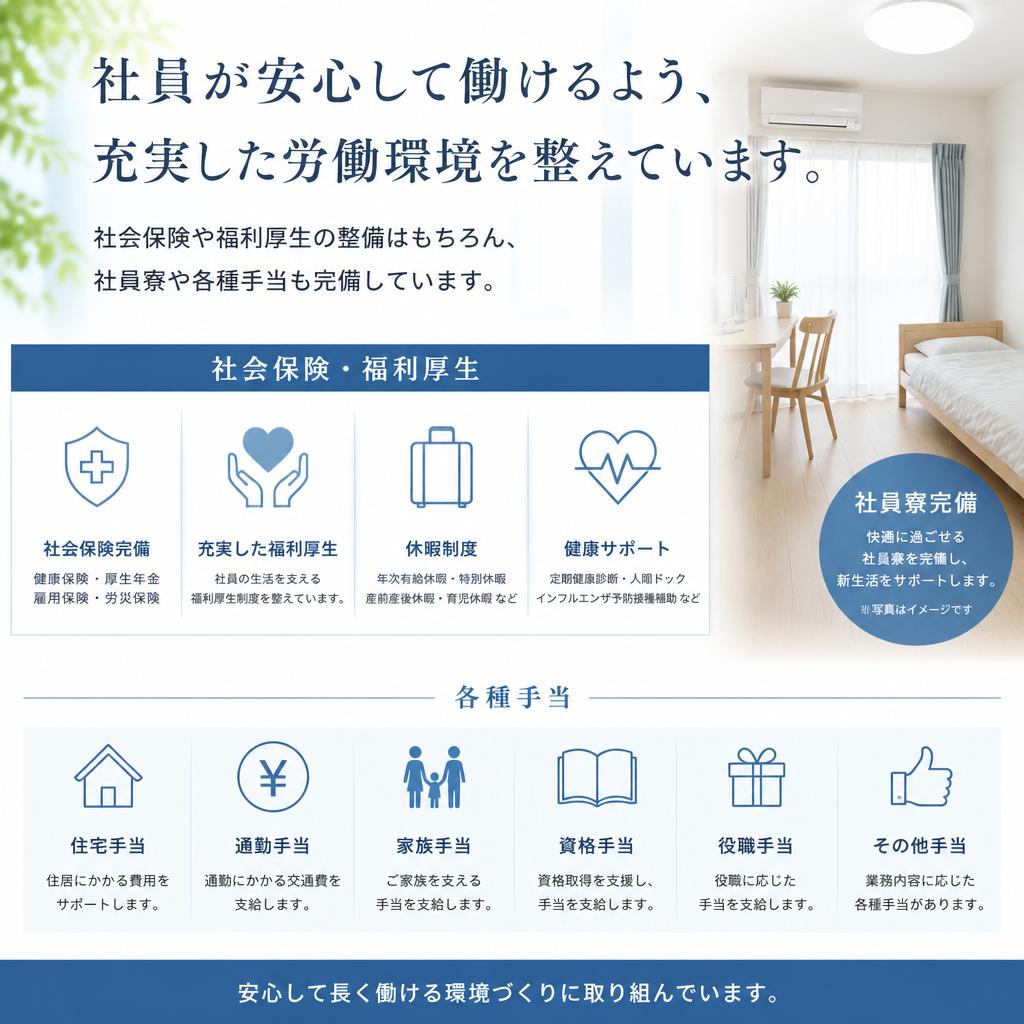 働きやすい労働環境