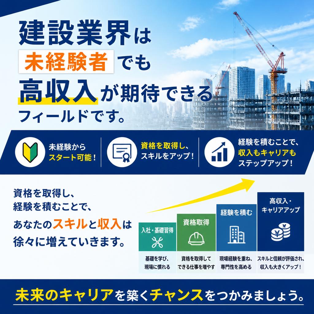高収入のチャンス！建設業での未来