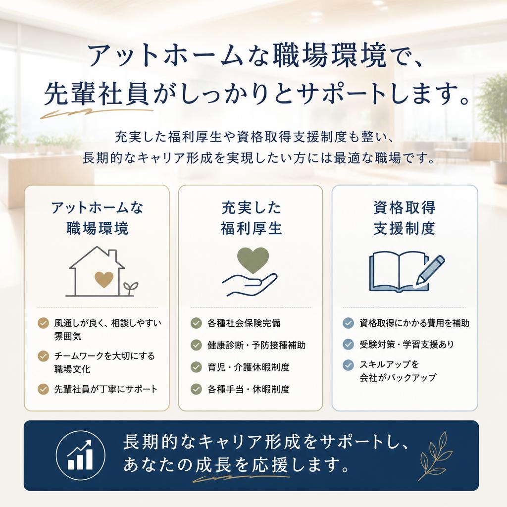 選ばれる理由—職場の魅力