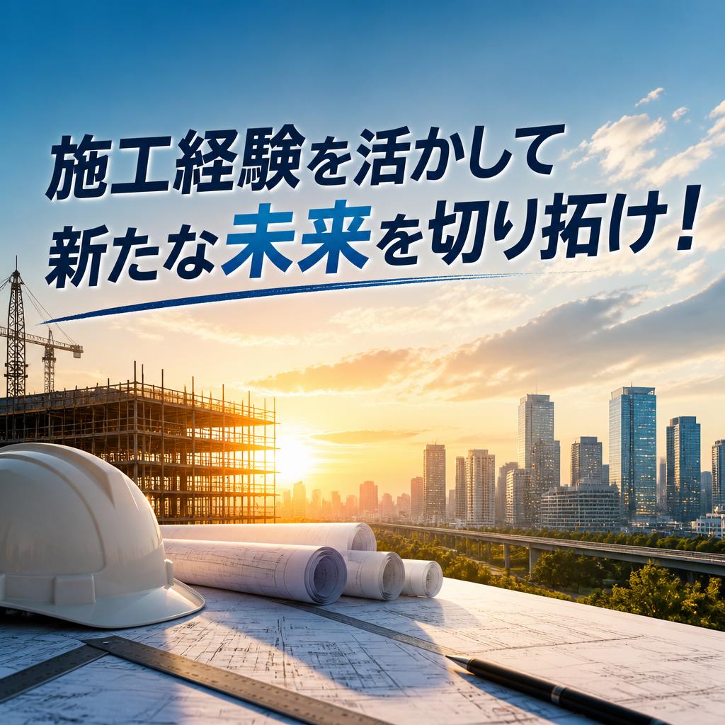 門真市で施工経験を活かして新たな未来を切り拓け！
