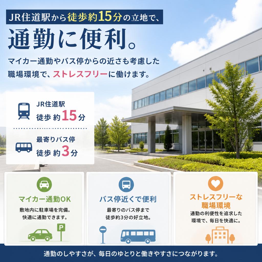 2. 働きやすい環境と立地