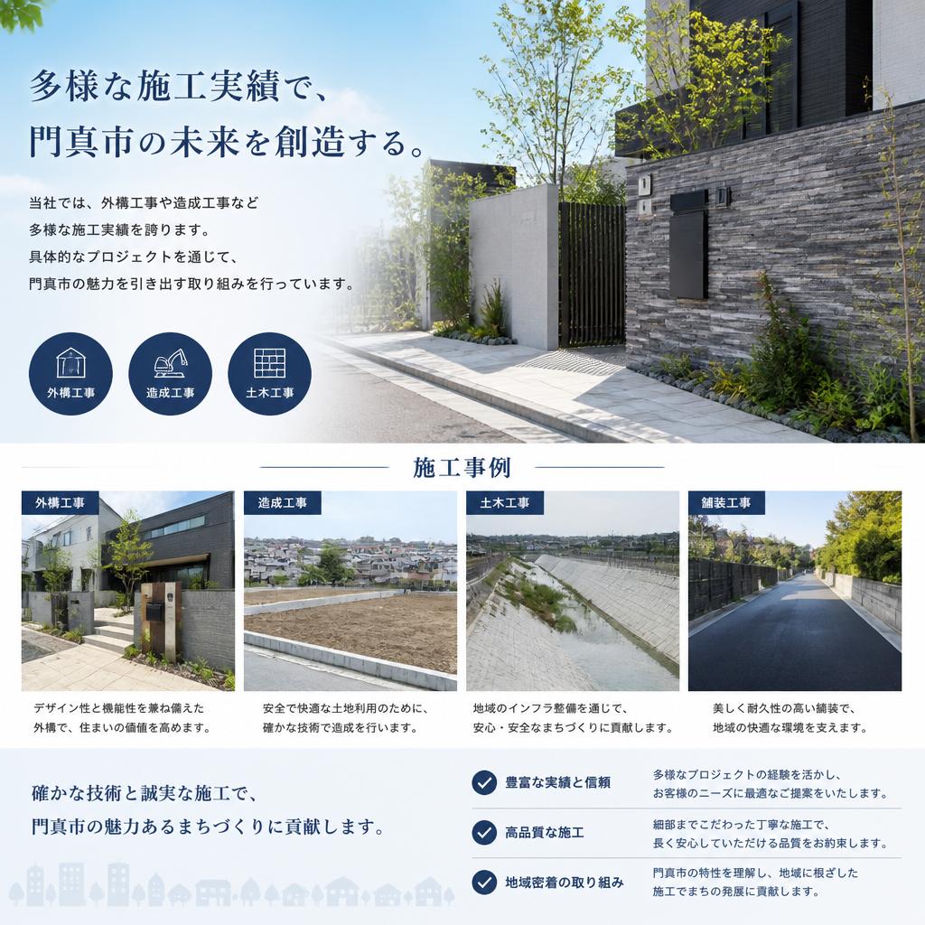 多彩な施工内容