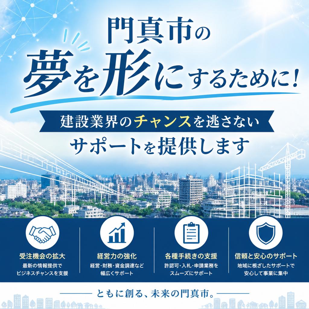 門真市の夢を形にするために！建設業界のチャンスを逃さないサポートを提供します