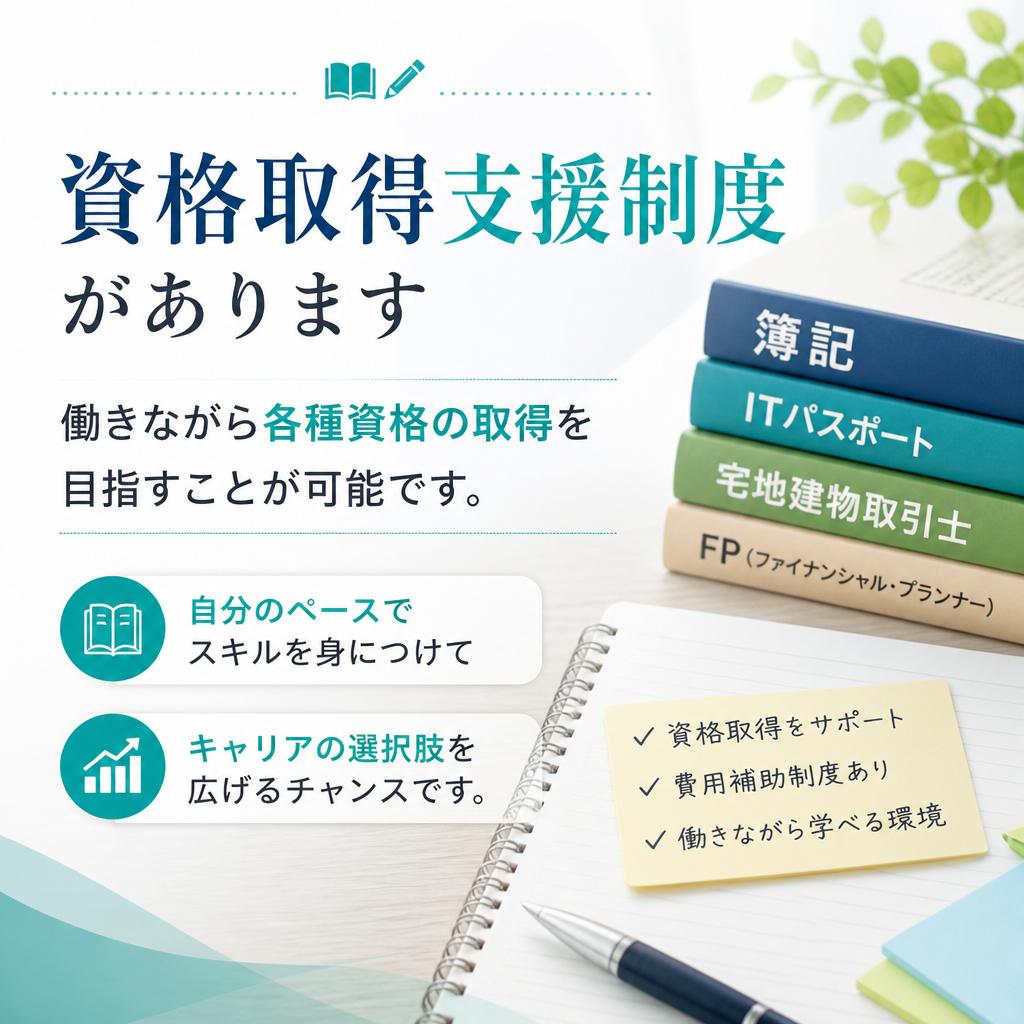 働きながらのスキルアップ！