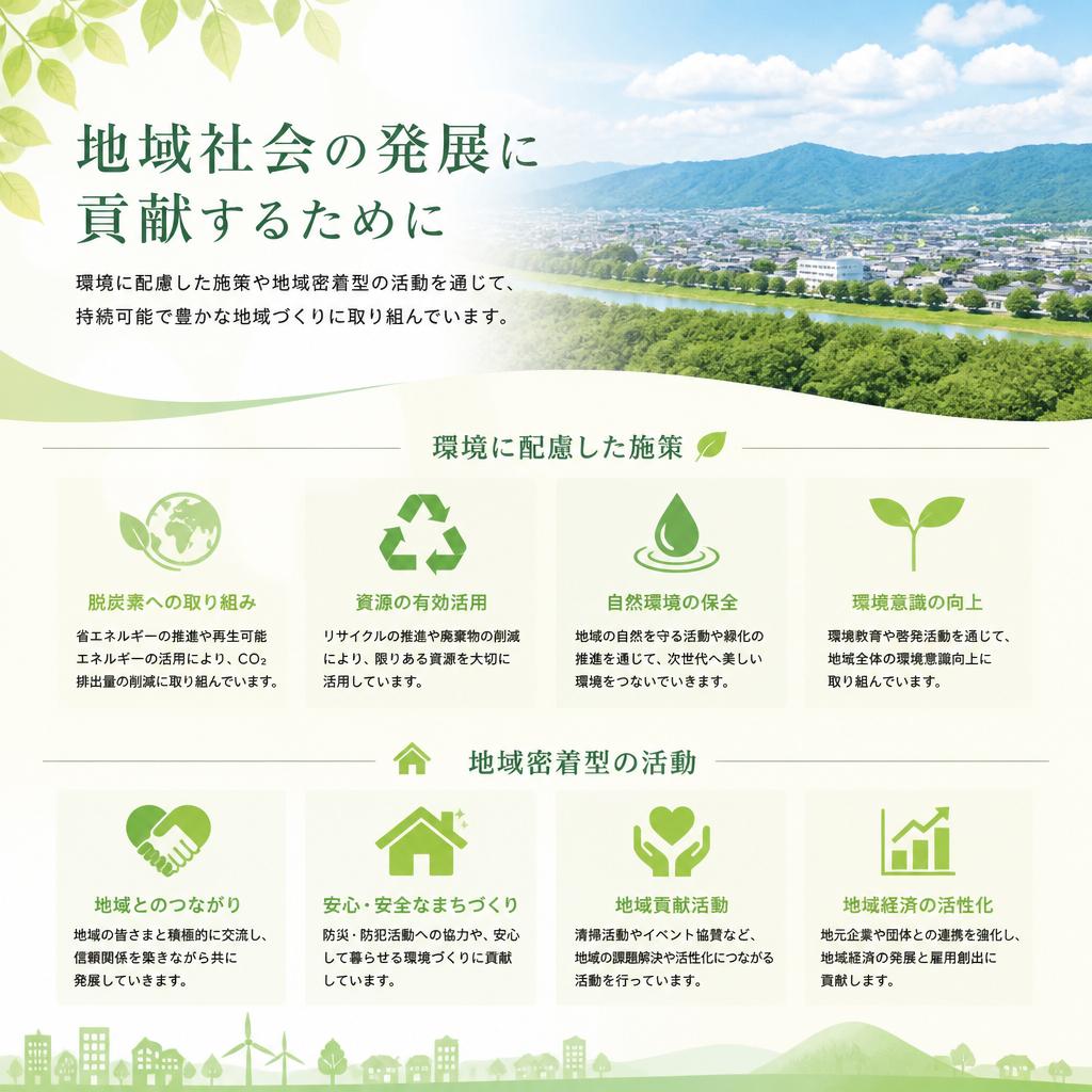 地域貢献と社会責任