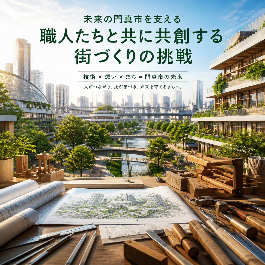 未来の門真市を支える職人たちと共に共創する街づくりの挑戦